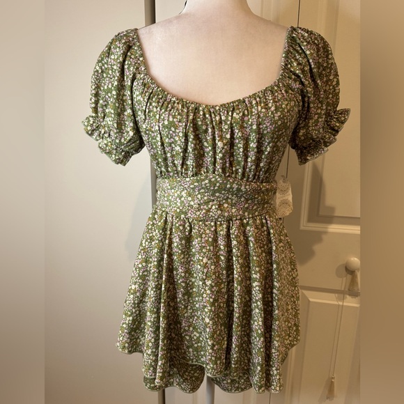 Altar'd State Pants - NWT Altar’d State Haisley Double Layered Romper